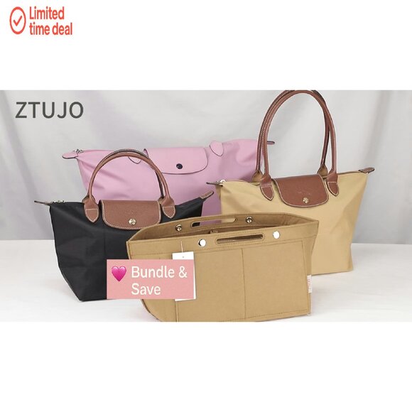 Purse Organizer Insert for Tote Bags, 12 Pockets, Lightweight Felt Fabric - Picture 8 of 8